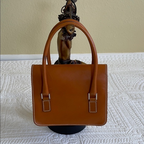 Lamberston Truex Mini Bag Calf Leather Handbag - Picture 2 of 16